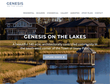 Tablet Screenshot of genesisonthelakes.com